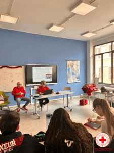 Foto dell'aula durante la lezione