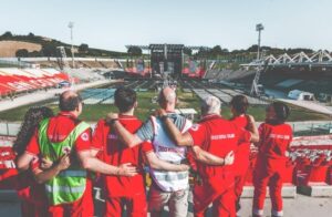 Volontari croce rossa